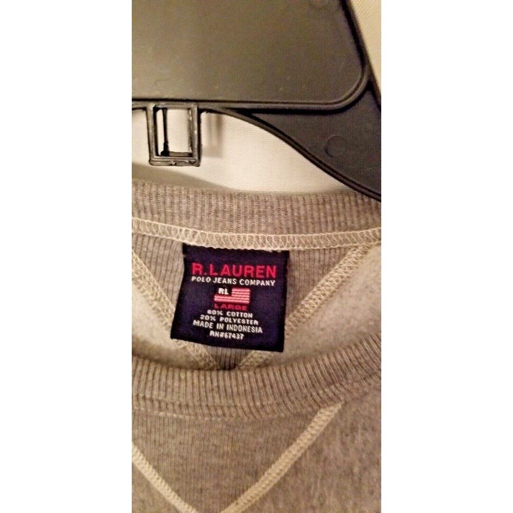 Ralph Lauren Unisex Sweatshirt Ralph Lauren Spell-Out Polo Jeans Size Large - Picture 5 of 9